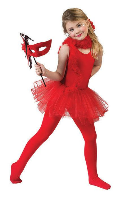 Feestbazaar Ballet jurkje rood kind