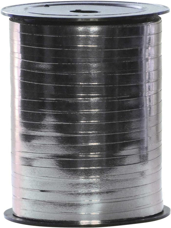 Feestbazaar Ballon Lint Metallic Zilver - 250m