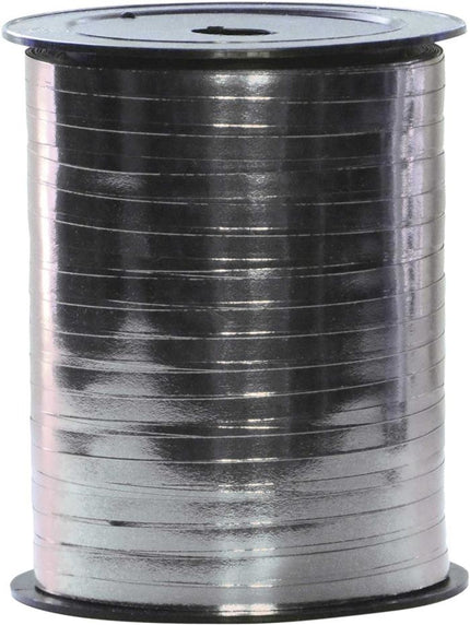 Feestbazaar Ballon Lint Metallic Zilver - 250m