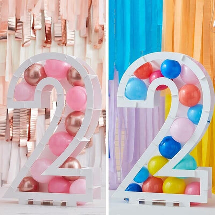 Feestbazaar Ballon Mozaïek kit Cijfer 2