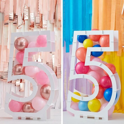 Feestbazaar Ballon Mozaïek kit Cijfer 5