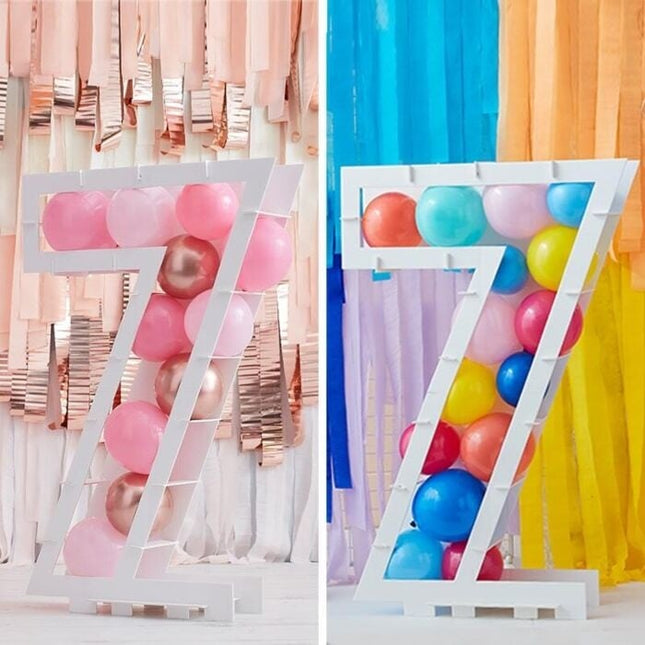 Feestbazaar Ballon Mozaïek Kit Cijfer 7