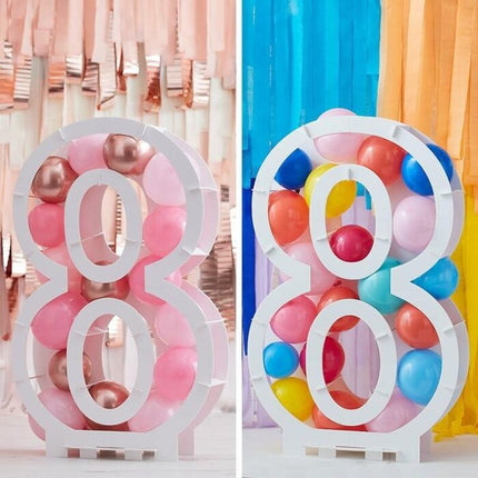 Feestbazaar Ballon Mozaïek kit Cijfer 8