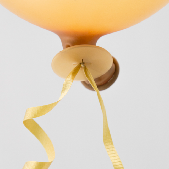 Feestbazaar Ballon Sluiters Met Lint Goud (100st)