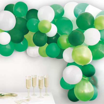 Feestbazaar Ballonboog Set Groen Jungle (40st)