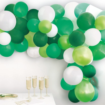 Feestbazaar Ballonboog Set Groen Jungle (40st)