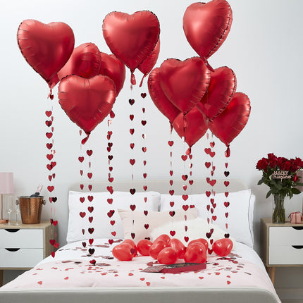 Feestbazaar Ballondecoraties Hartjes Love Set (25st)