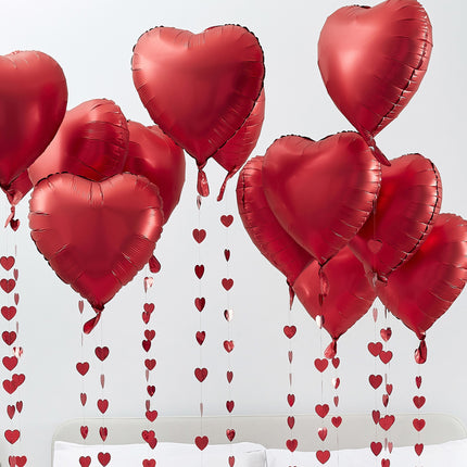 Feestbazaar Ballondecoraties Hartjes Love Set (25st)