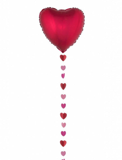 Feestbazaar Ballonlint hartjes rood