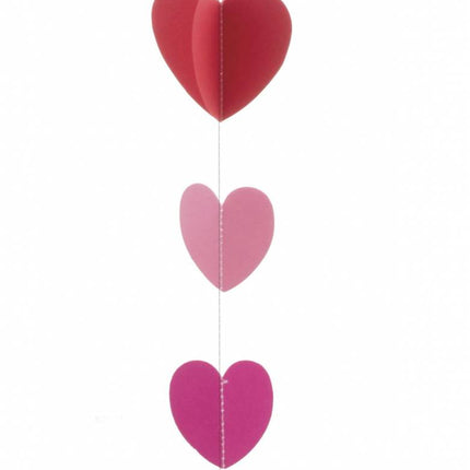 Feestbazaar Ballonlint hartjes rood