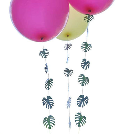 Feestbazaar Ballonlint Hawaii Palm Bladeren (5st)
