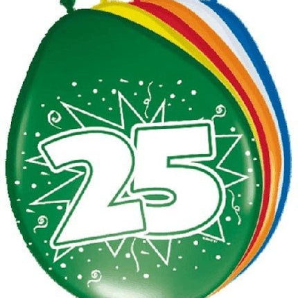 Feestbazaar Ballonnen '25' (8 st)