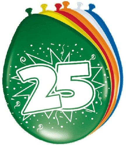 Feestbazaar Ballonnen '25' (8 st)