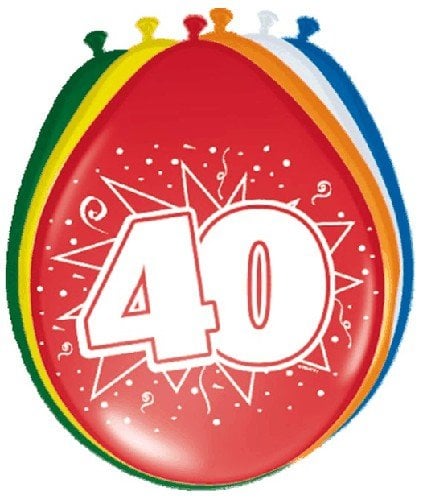 Feestbazaar Ballonnen '40' (8 st)