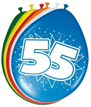 Feestbazaar Ballonnen '55' (8 st)
