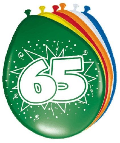 Feestbazaar Ballonnen '65' (8 st)