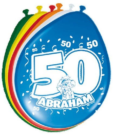 Feestbazaar Ballonnen Abraham (8 st)