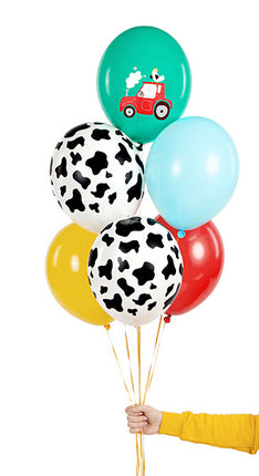 Feestbazaar Ballonnen Boerderij Mix (6st)