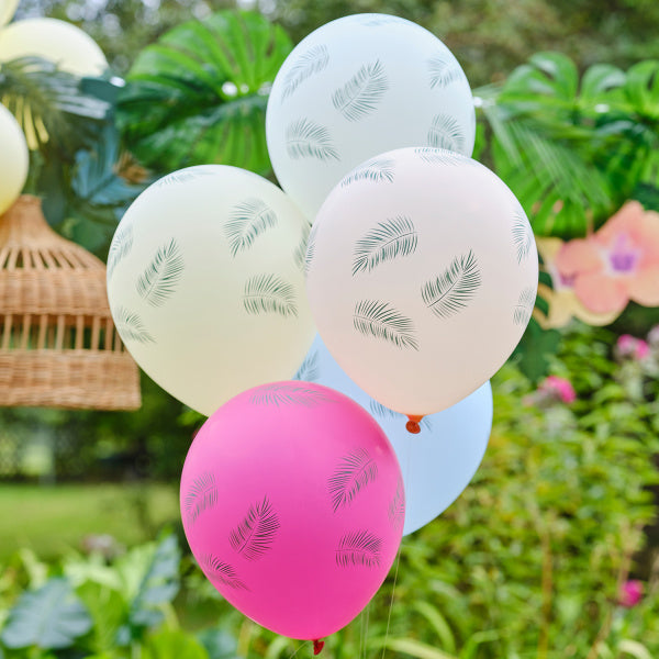 Feestbazaar Ballonnen Bundle Pastel Feathers (5st)