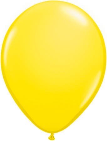 Feestbazaar Ballonnen geel 30cm 10 stuks
