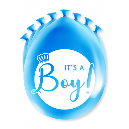 Feestbazaar Ballonnen 'It's A Boy' Babyshower (8st)