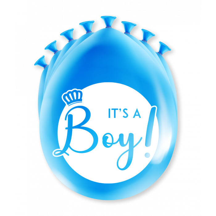 Feestbazaar Ballonnen 'It's A Boy' Babyshower (8st)