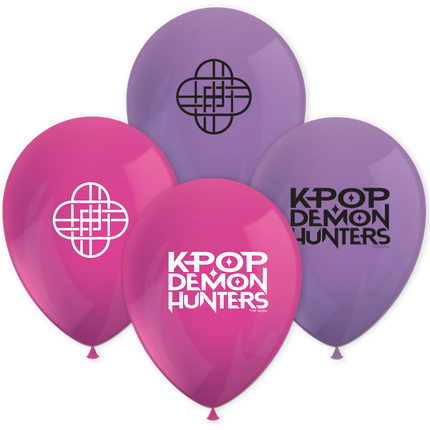 Feestbazaar Ballonnen K-pop Demon Hunters (8st)