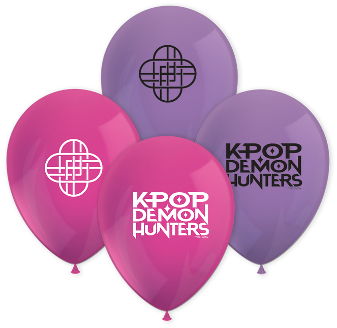 Feestbazaar Ballonnen K-pop Demon Hunters (8st)