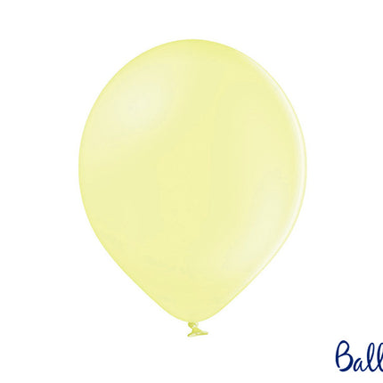 Feestbazaar Ballonnen Lichtgeel Pastel (10st)