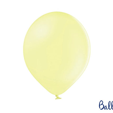 Feestbazaar Ballonnen Lichtgeel Pastel (50st)