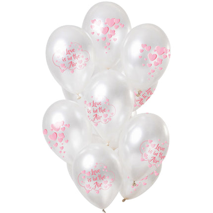 Feestbazaar Ballonnen Love Metallic Premium (12st)