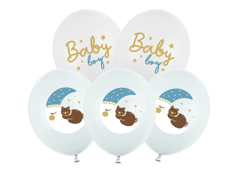 Feestbazaar Ballonnen Mix Baby Boy (6st)