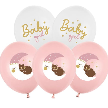 Feestbazaar Ballonnen Mix Baby Girl (6st)