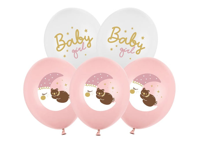 Feestbazaar Ballonnen Mix Baby Girl (6st)