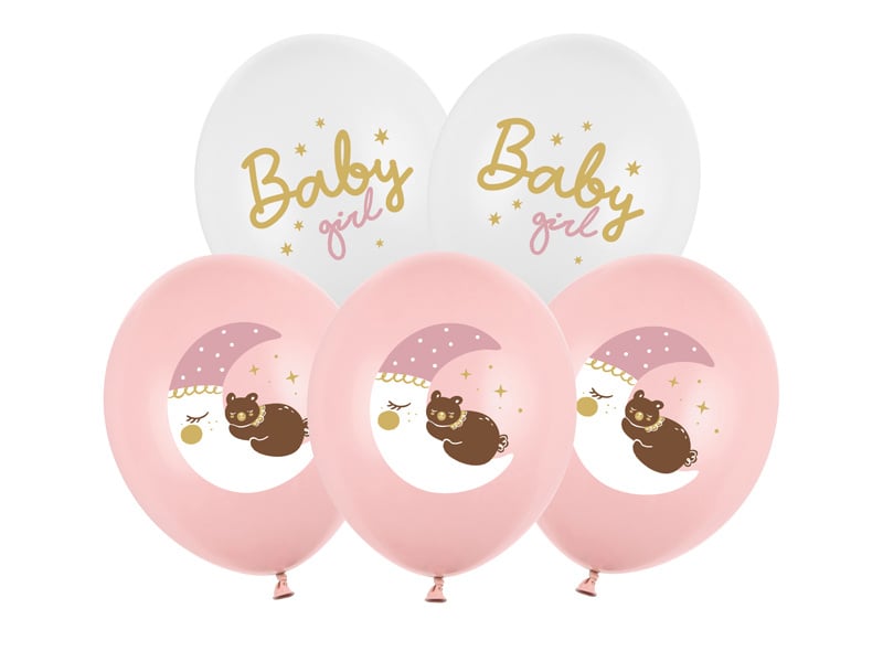 Feestbazaar Ballonnen Mix Baby Girl (6st)