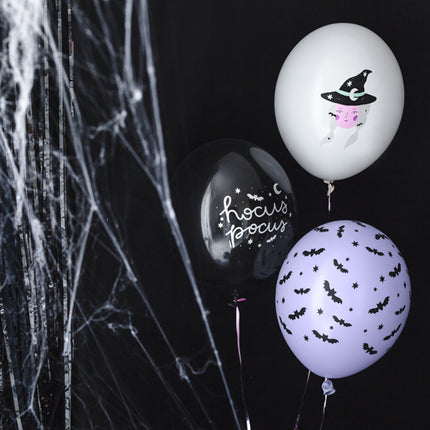Feestbazaar Ballonnen Mix Heks Hocus Pocus (6st)