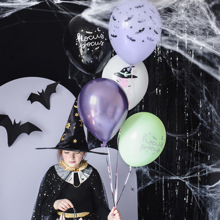 Feestbazaar Ballonnen Mix Heks Hocus Pocus (6st)