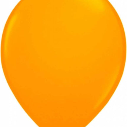 Feestbazaar Ballonnen neon oranje 25 cm - 8 stuks