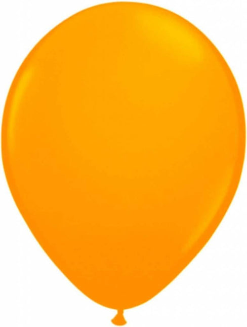 Feestbazaar Ballonnen neon oranje 25 cm - 8 stuks