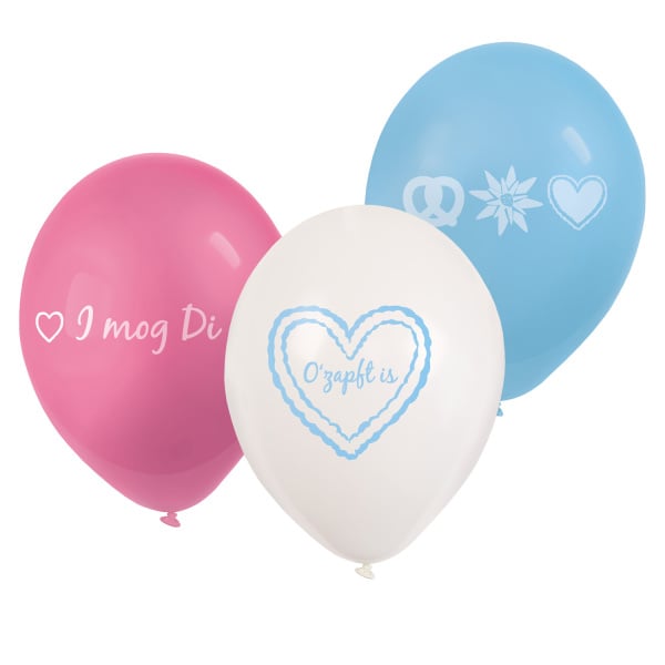 Feestbazaar Ballonnen Oktoberfest Multikleur (6st)