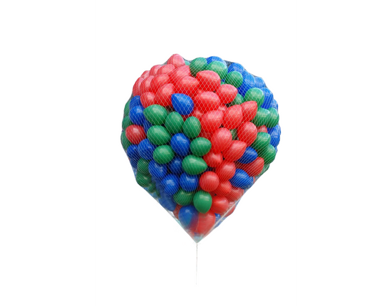 Feestbazaar Ballonnen Oplaatnet 100 Ballonnen