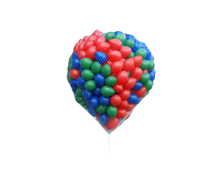 Feestbazaar Ballonnen Oplaatnet 500 Ballonnen