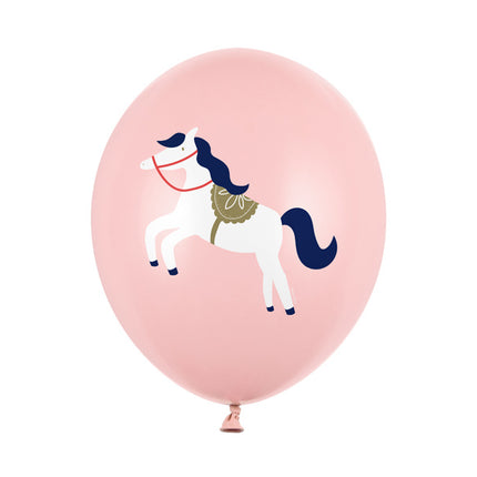 Feestbazaar Ballonnen Paard Roze (6st)