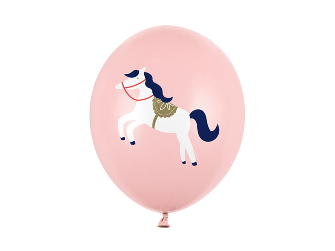 Feestbazaar Ballonnen Paard Roze (6st)