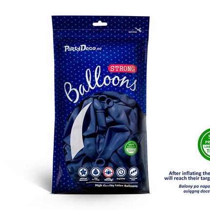 Feestbazaar Ballonnen Pastel Donkerblauw (50st)