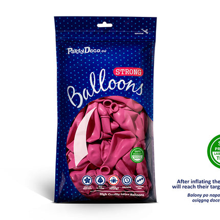 Feestbazaar Ballonnen Pastel Hot Pink - 10 Stuks