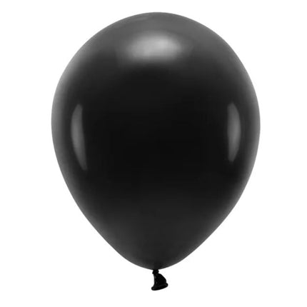 Feestbazaar Ballonnen Pastel Zwart Premium Organic 30cm (100st)