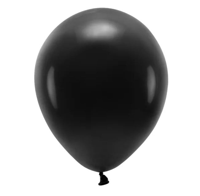 Feestbazaar Ballonnen Pastel Zwart Premium Organic 30cm (100st)