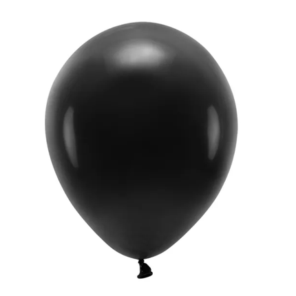 Feestbazaar Ballonnen Pastel Zwart Premium Organic 30cm (10st)