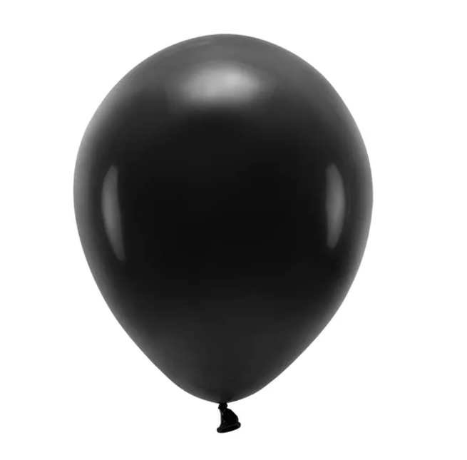 Feestbazaar Ballonnen Pastel Zwart Premium Organic 30cm (10st)